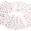 Set de Stickers adhesivos al agua para decoración de uñas - Imagen 2