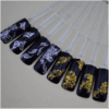 Paquete de Stickers elegantes metalizados para decoración de uñas - Imagen 2