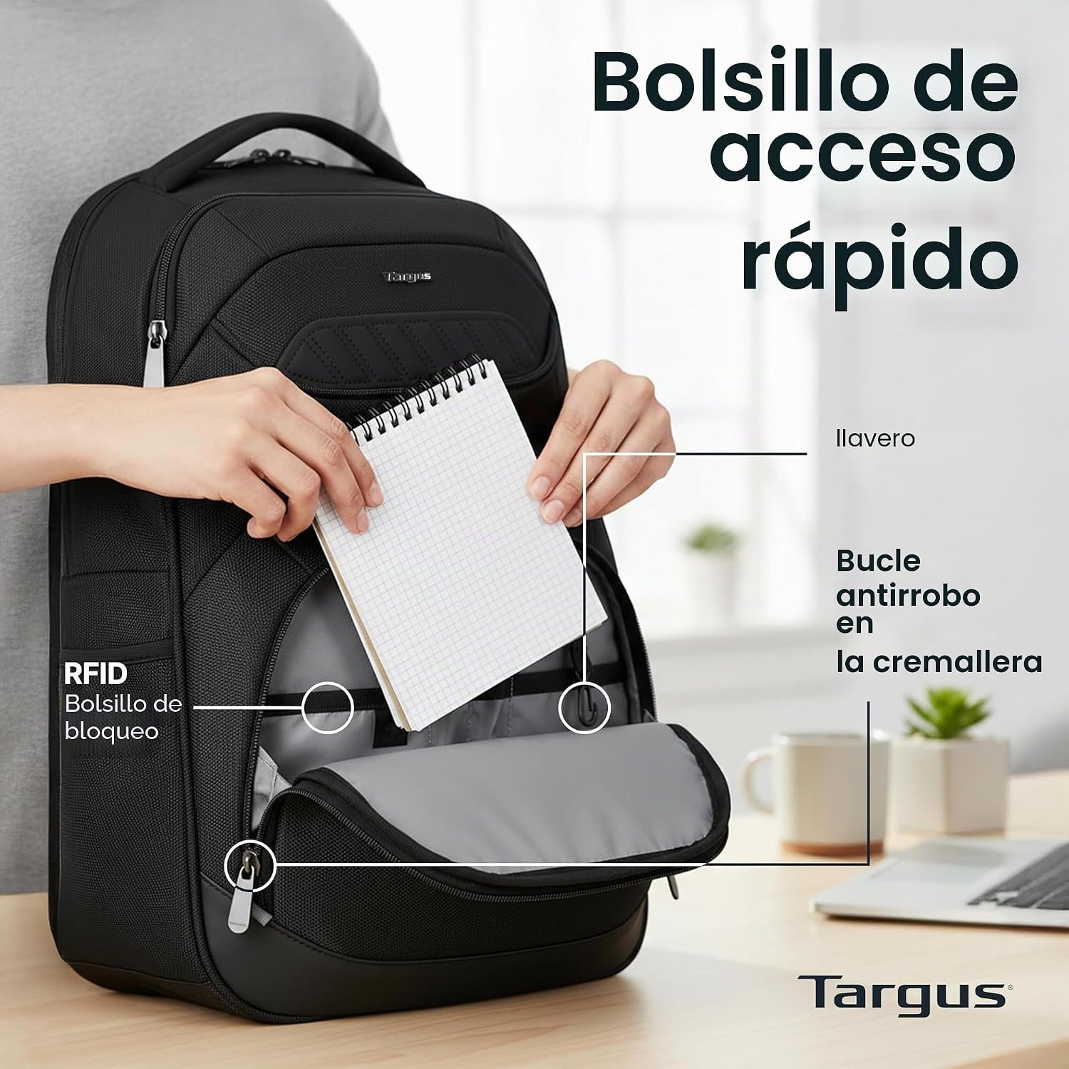 Mochila ejecutiva Targus 16" LEGEND IQ - Imagen 3