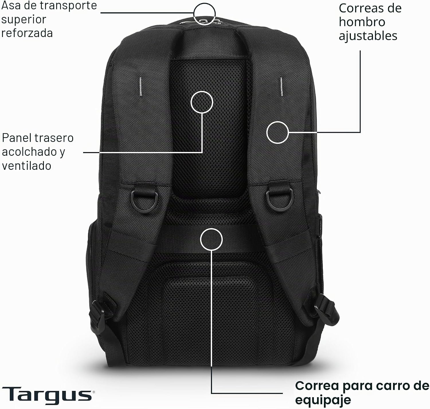 Mochila ejecutiva Targus 16" LEGEND IQ - Imagen 6