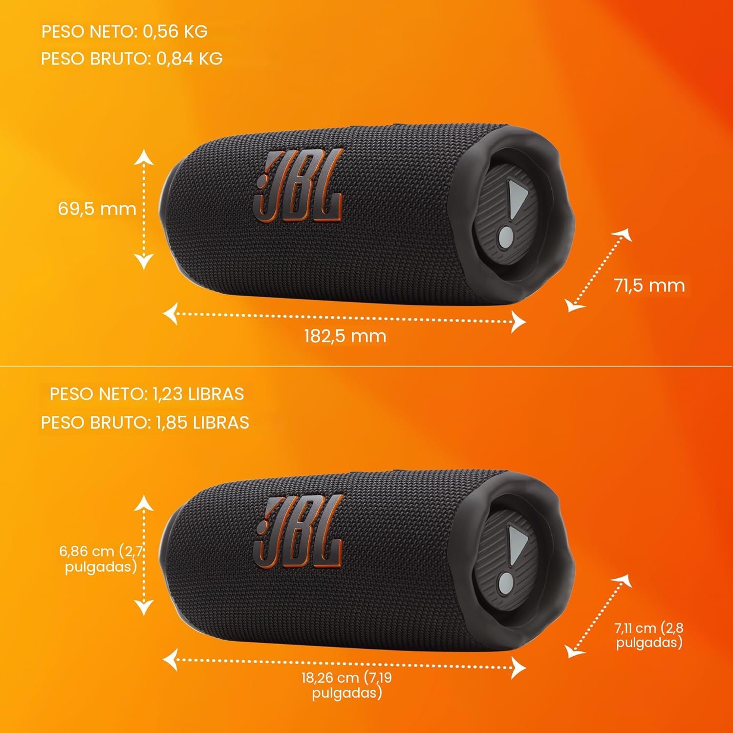 Parlante JBL Flip 7 Blue - Imagen 6