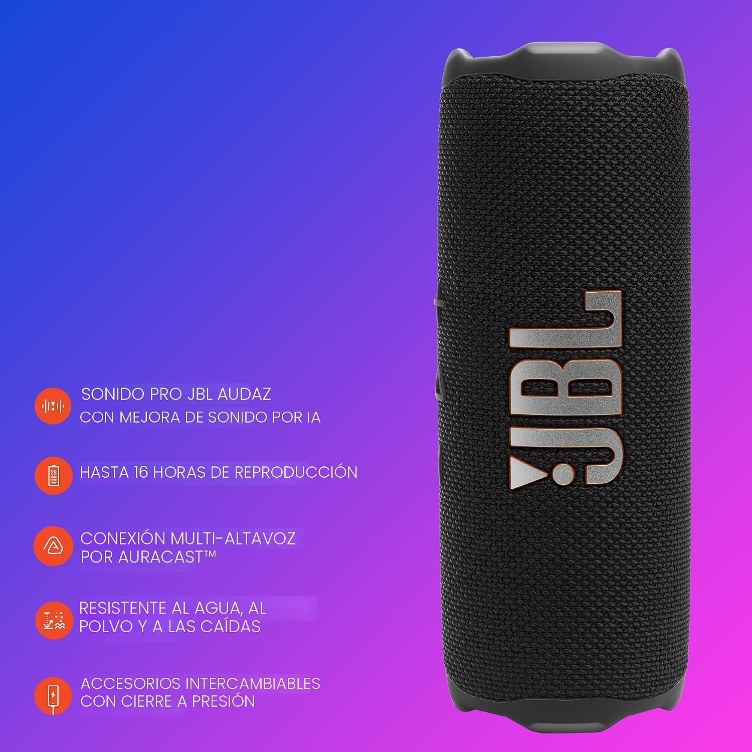 Parlante JBL Flip 7 Blue - Imagen 4